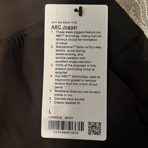 Lululemon ABC Jogger Size L Dark Olive